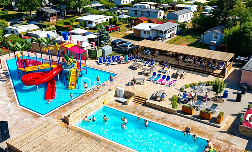Projekt zjeżdżalni dla dzieci w Eurocamp-Spreewaldtor w Niemczech