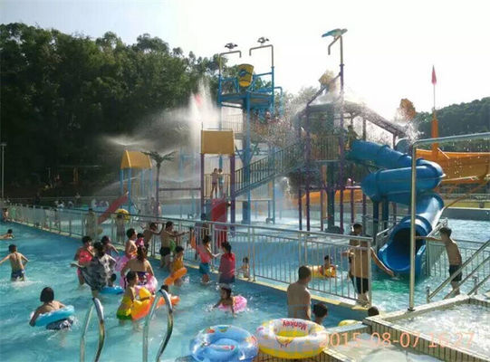 Dobra cena. Aqua Park Playground Water Slide Family Fiberglass Big Splash Slide Anti Corrosion w Internecie