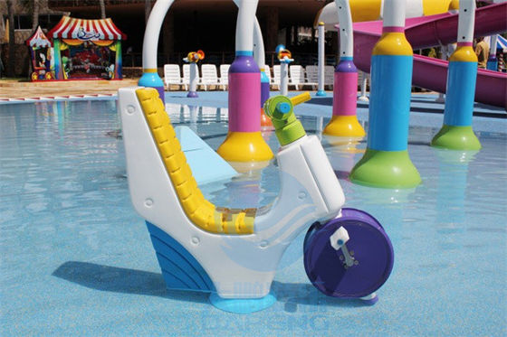 Dobra cena. Children Water Park Play Game Fiberglass Water Spray Motorcycle For Splash Park w Internecie