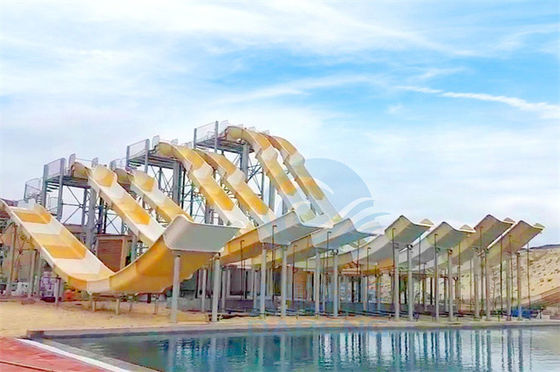 Dobra cena. Włókno szklane N Fly Water Slide Ramp Fade Oxidation Resistant For Water Park w Internecie