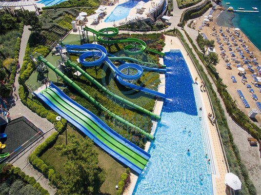 Dobra cena. Resort Beach FRP Hill Water Slide Cluster Customized Big Water Slide For Adults w Internecie