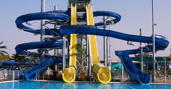 Dobra cena. OEM Adults Fiberglass Big Water Slides for Commercial Water Amusement Park w Internecie