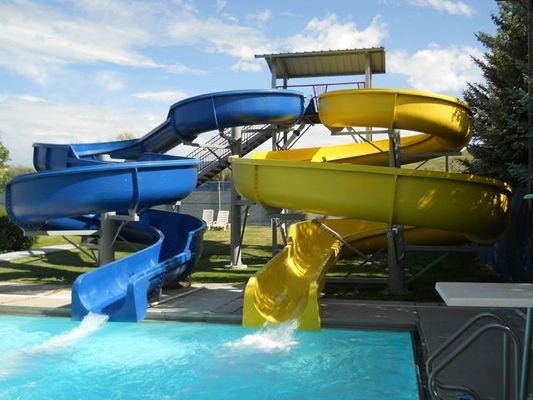 Dobra cena. OEM Amuse Park Amusement Ride Water Fiberglass Slide Kid for Outdoor Pool w Internecie