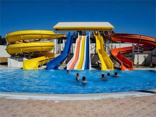 Dobra cena. Anti Corrosion Fiberglass Slides Outdoor Water Games Aquatic Park Child Play Equipment w Internecie