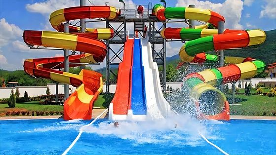 Dobra cena. 220m3/h Rozrywka Małe zjeżdżalnie wodne Dzieci Park wodny Przejażdżki w Internecie