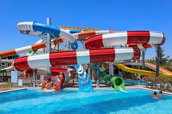 Dobra cena. ODM Outdoor Water Theme Park Sports Game Rides Tube Fiberglass Slide w Internecie
