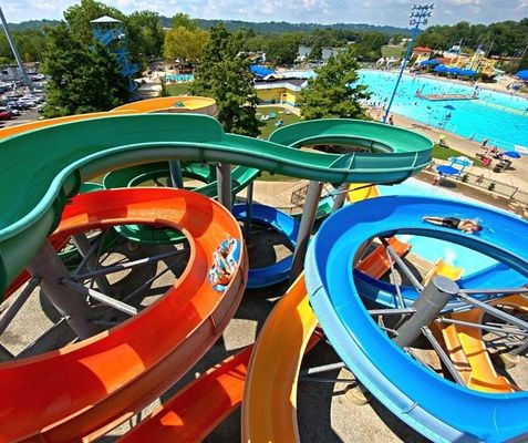Dobra cena. Dzieciaki Aqua Water Park Design Rides Tube Fiberglass Slide Do zabawy na świeżym powietrzu w Internecie