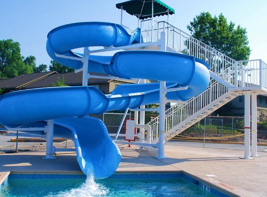 Dobra cena. OEM Amusement Aqua Park Basen Pływalny Water Ride Fiberglass Slide For Outdoor w Internecie