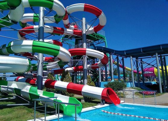 Dobra cena. ODM Guangdong Dapeng Amusement Technology Co Ltd Park Pool Games Ride Kid Playground Wodny zjeżdżalnik z włókna szklanego w Internecie