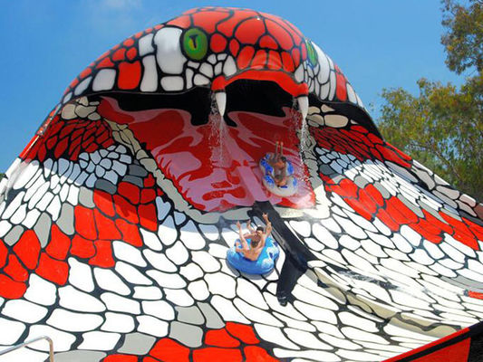 Dobra cena. Wodny park z włókna szklanego Slide Komercyjny 15m Dual Flume Cobra Slide w Internecie