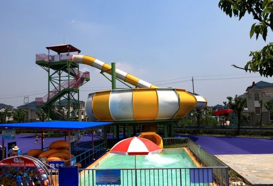 Fiberglass Amusement Park Rides Super Behemoth Bowl Wodny zjeżdżalnik