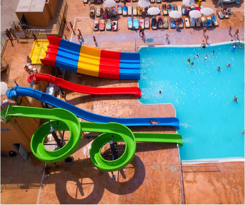 Kombo z płaszczyznami ze szklankowej włókna Suitable for Water Park, Hotel, Resort