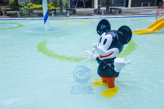 Dobra cena. Mickey Mouse Splash Pad Water Toy Fiberglass For Children Aqua Park w Internecie