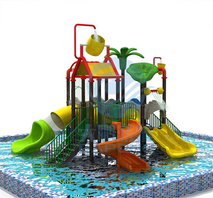 Aqua Park Wodny Dom Ślizgowy Włókno szklane Dzieci Leniwe wyposażenie rzeki