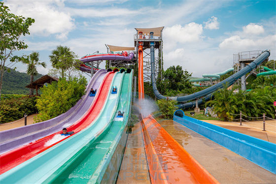 Dobra cena. Park wodny Twist Aqua Drop Water Slide Włókno szklane z kapsułą startową w Internecie