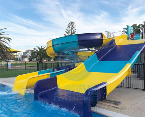 Zjeżdżalnia wodna do basenu z włókna szklanego West Beach Parks Resort Zestawy Aqua Slide