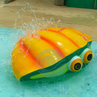 Dobra cena. Aqua Park Kids Splash Zone Elementy włókna szklane Ground Spray Shell - żółty w Internecie