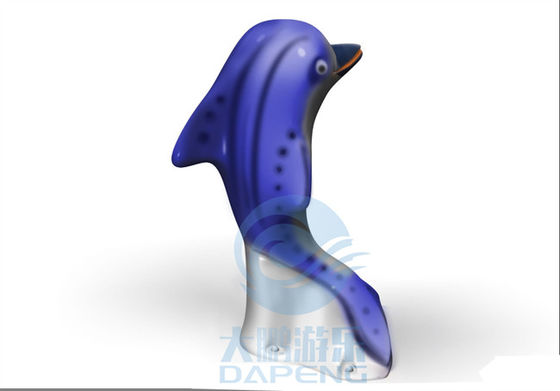 Plac zabaw Aqua Water Toys Włókno szklane Dolphin Sprinkler For Splash Pad
