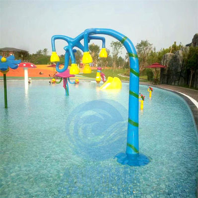 Strefa dziecięca Wino Fiberglass prysznic wodny odrzutowiec, Aqua Spray Park Elementy