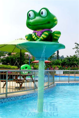 Kids Aqua Park Equipment Water Squirting Animals Standing On A Pole