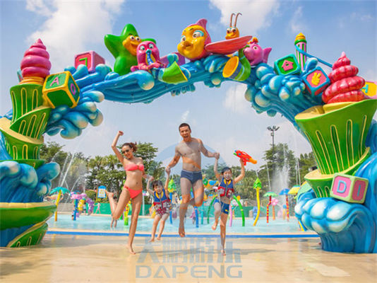 Dobra cena. Rośliny i kwiaty Fiberglass Water Park Splash Pad dla dzieci w Internecie