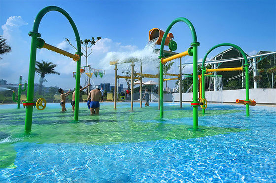 Komercyjny i domowy zewnętrzny park spray, strefa rozpylania