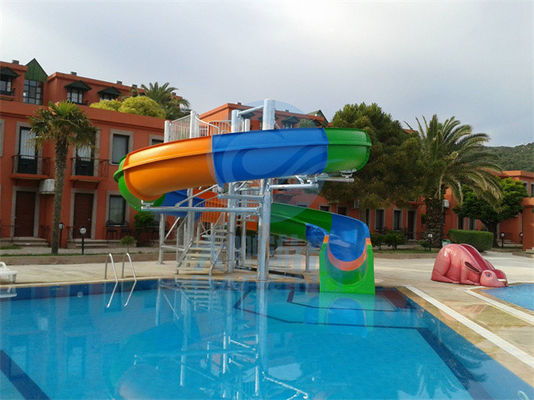 3.5M Private Commercial Size Water Slide Włókno szklane Slide basenowy dla dorosłych