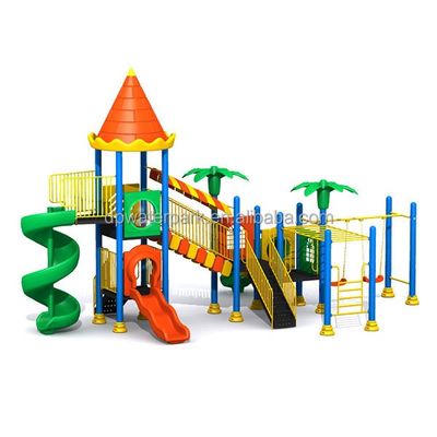 China Custom Children Park Equipment Plac zabaw Wielkie plastikowe zjeżdżalnie