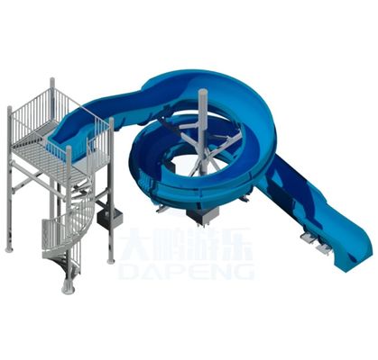 Amusement Children Park Toys Fiberglass Backyard Pool Water Slide