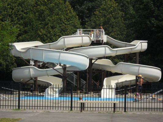 Rozrywka Dziecko Sprzęt do parku wodnego Dzieci grają ze zestawem slajdów