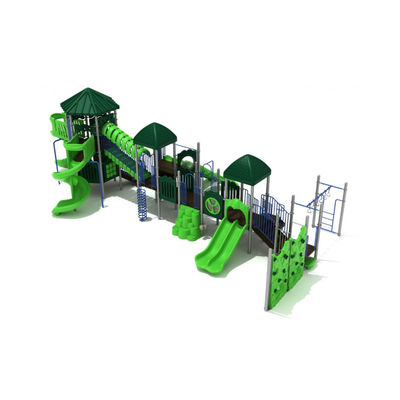 ODM Na zewnątrz Dzieci Plac zabaw wodnych Plastic Tree Playhouse Slide dla dzieci