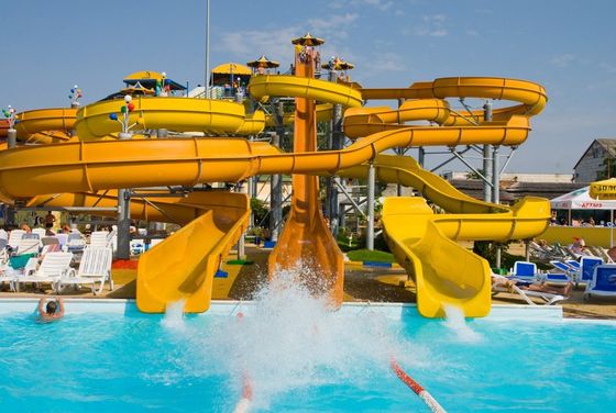 OEM Park rozrywki basen wycieczki Big Play Wodny zjeżdżalnik z włókna szklanego