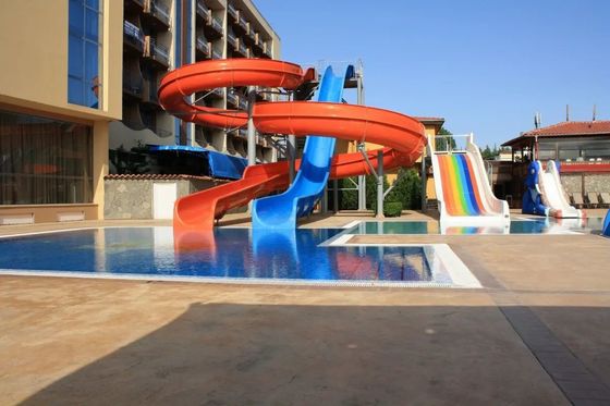 OEM Outdoor Multi Fiberglass Slide Set dla parku rozrywki wodnej Plac zabaw