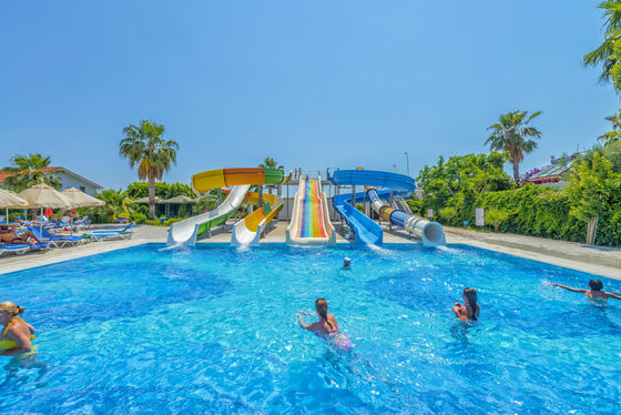 OEM Aqua Park Swimming Accessories Fiberglass Water Slide for Kids