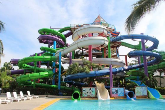 OEM Outdoor Aqua Amusement Park Wodny Sport Gry Basen Szklanowcowy zjeżdżalnik dla dzieci