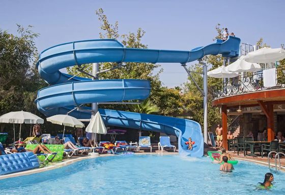 Wodny Park Rozrywki Basen Szklanowcowy Slide Dla Dzieci Grać Kolorystyczne