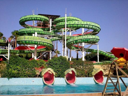 Dzieci Aqua Water Park Slide Basen prywatny Fiberglass Slide Rides