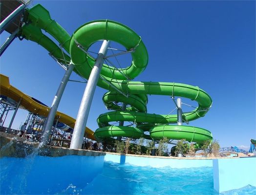 Dobra cena. OEM Woda z włókna szklanego Slide 2 osoby Aqua Attract Park Games Rides w Internecie