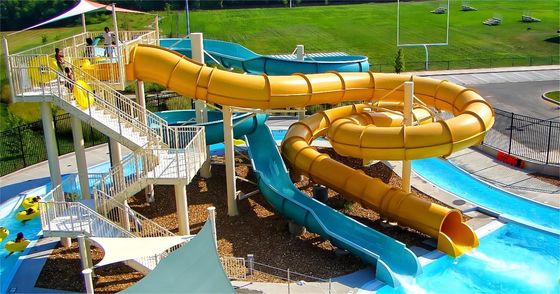 Dobra cena. 3m Height Fiberglass Water Slide Kids Playground Rides For Pool w Internecie