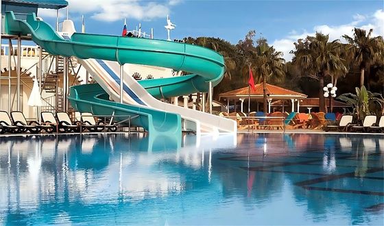 Dobra cena. ODM Outdoor Kids Water Park Plac zabaw Sprzęt do zabawy Szklanowcowy zjeżdżalnik dla dzieci w Internecie