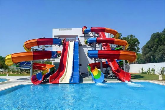 Z galwanizowanej stali zewnętrzny park wodny zjeżdżalnia atrakcja gry gry sprzęt dla dzieci