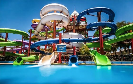Dzieciaki Wodny Park Włókno Szklane Slizka Wodna Wydziałowa Zabawy Karnawał Jeździe