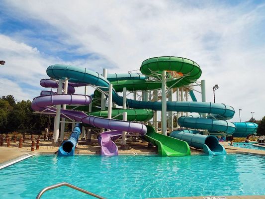Dobra cena. OEM dla dzieci Aqua Water Park Games Fiberglass Slide dla dzieci Basen w Internecie