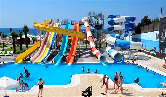 Dobra cena. ODM Dorosłych Amusement Water Park Produkty Szklanowcowy zjeżdżalnik na sprzedaż w Internecie