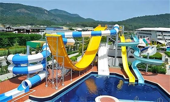 ODM Wypoczynek na świeżym powietrzu Park wodny Plac zabaw Sprzęt spiralna zjeżdżalnia