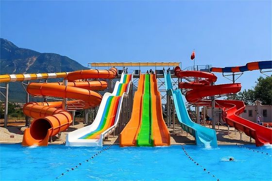 Dobra cena. OEM Water Amusement Park Swimming Pool Accessories Fiberglass Slide for Kids w Internecie