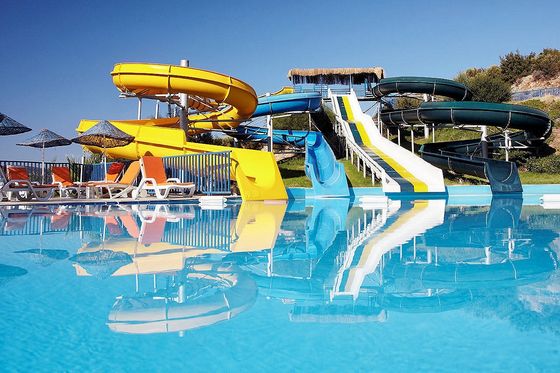 Dobra cena. ODM Outdoor Kids Spray Playground Water Games Pool Sports Equipment Spiral Slides w Internecie