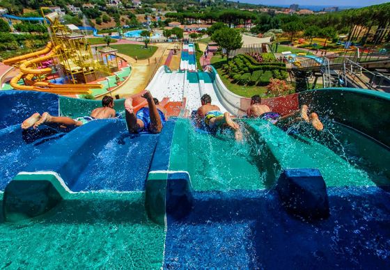 ODM Basen Pływalny Plac zabaw Igrzyska rozrywkowe China Rainbow High Speed Water Slide