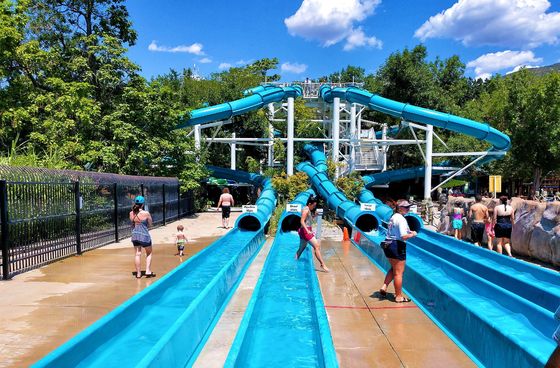 Dobra cena. ODM Park wodny dla dzieci Basen do pływania Plac zabaw Aqua Theme Rides Tube Spiral Fiberglass Slide For Kids w Internecie