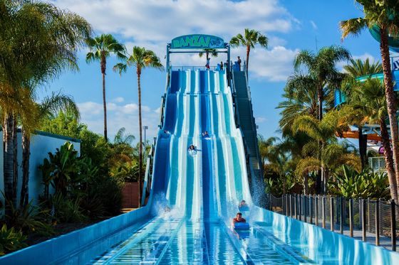 Aqua Park Basen Igrzyska na zamówienie Wodny tobogan z włókna szklanego dla dorosłych
